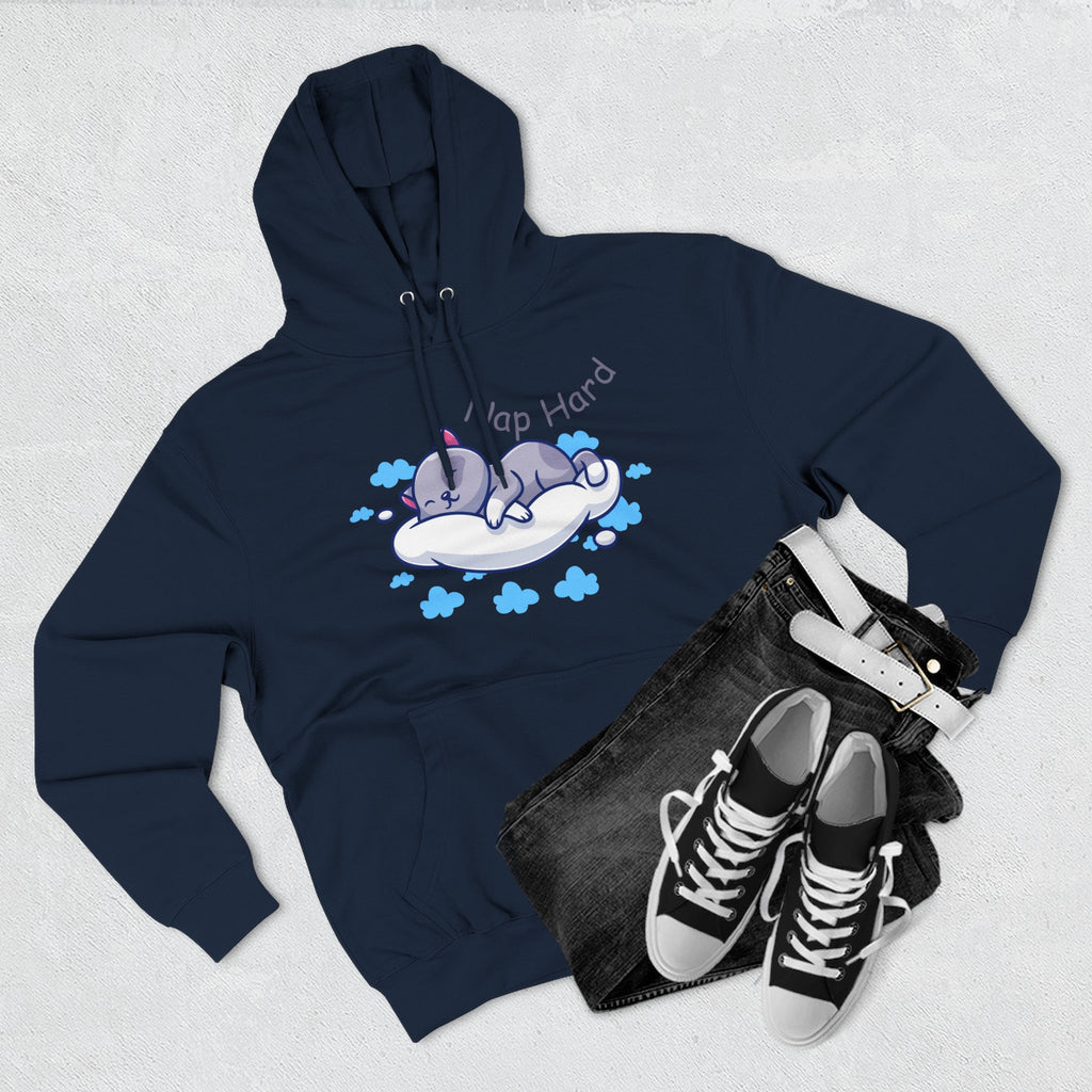 Cozy Cat Nap Hoodie - Perfect for Pet Lovers, Chill Days, Cozy Nights, Birthday Gift, Cat Pajama