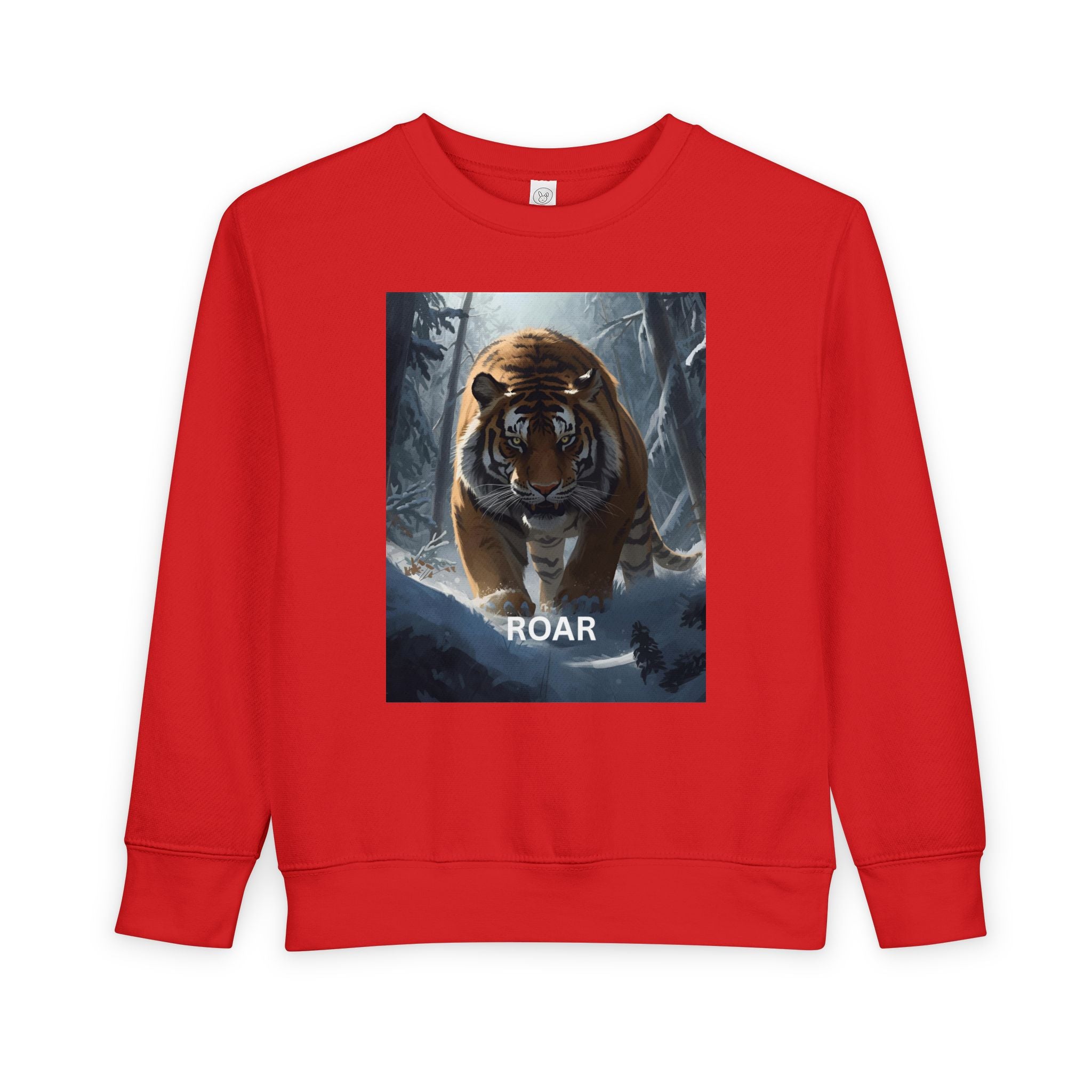 Tiger Roar Snow Toddler Sweatshirt
