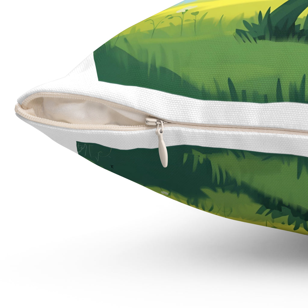 Zero Lucks Given Shamrock Pillow - Fun Home Decor, St. Patrick's Day Gift, Quirky Accent Cushion, Green Clover Decorative Pillow, [...]