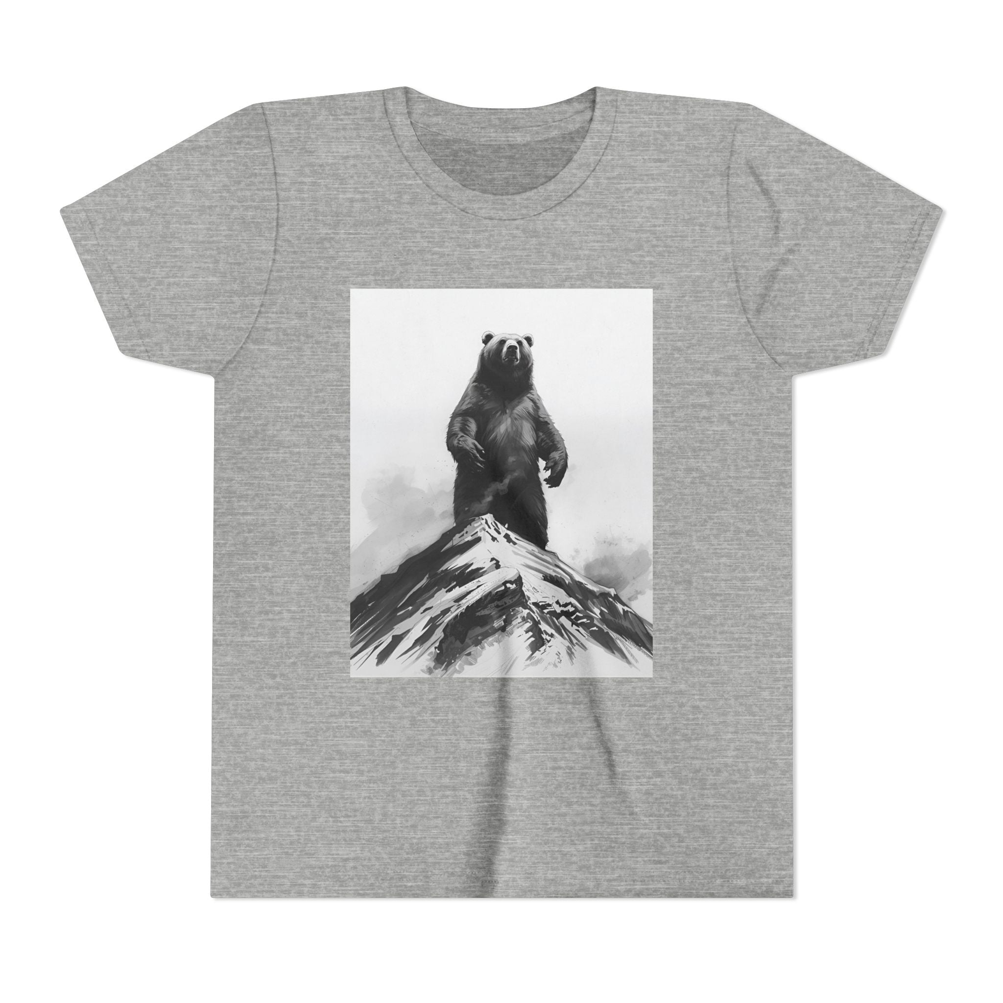 Bear Mountain Snow Youth Short Sleeve Tee