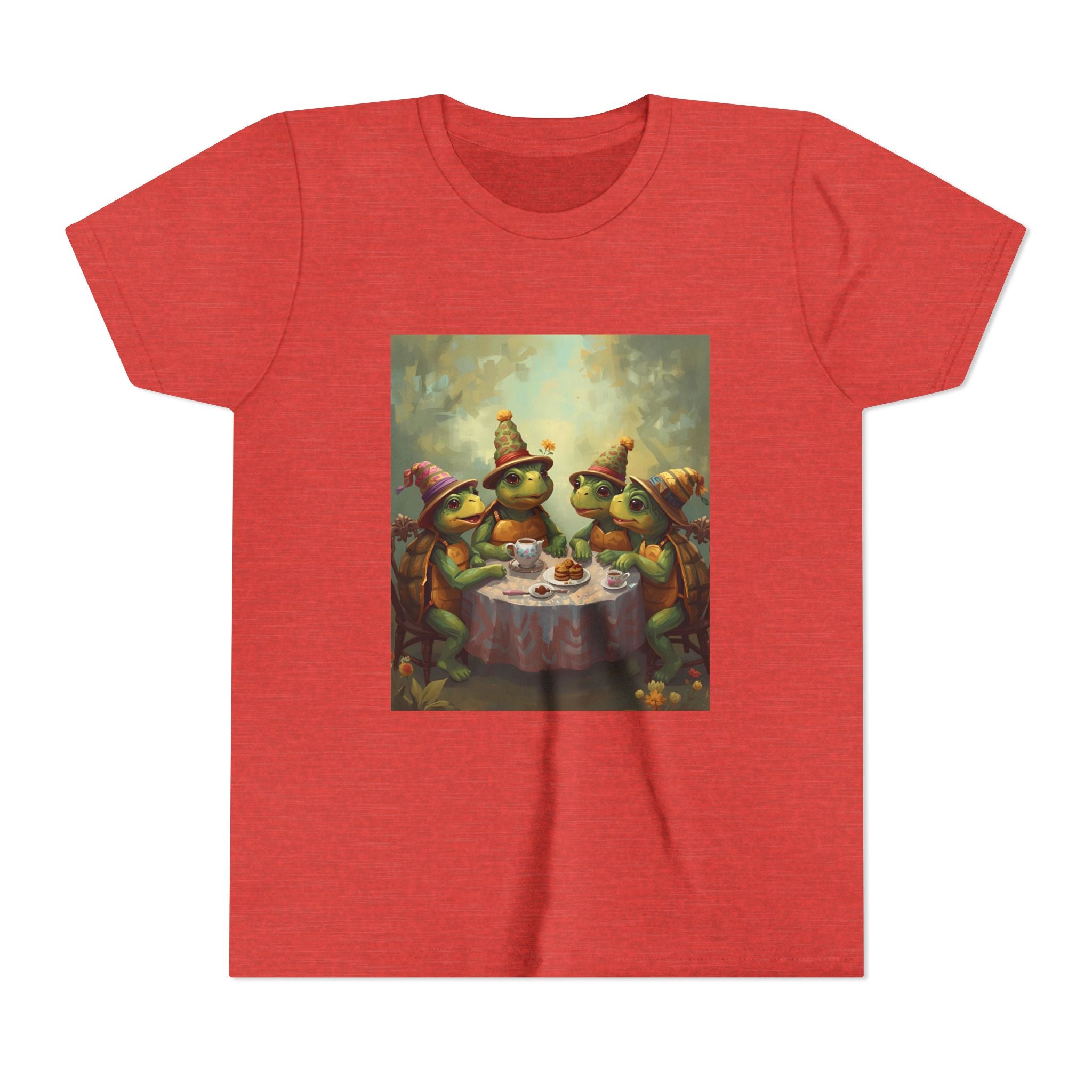 Whimsical Turtle Youth Short Sleeve Tee