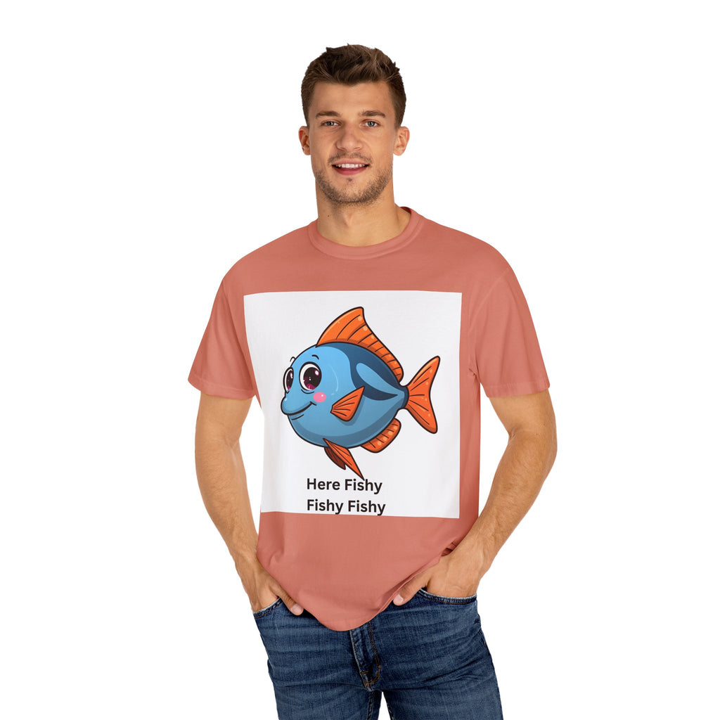 Fishy Fishy Fishy Unisex Garment-Dyed T-shirt