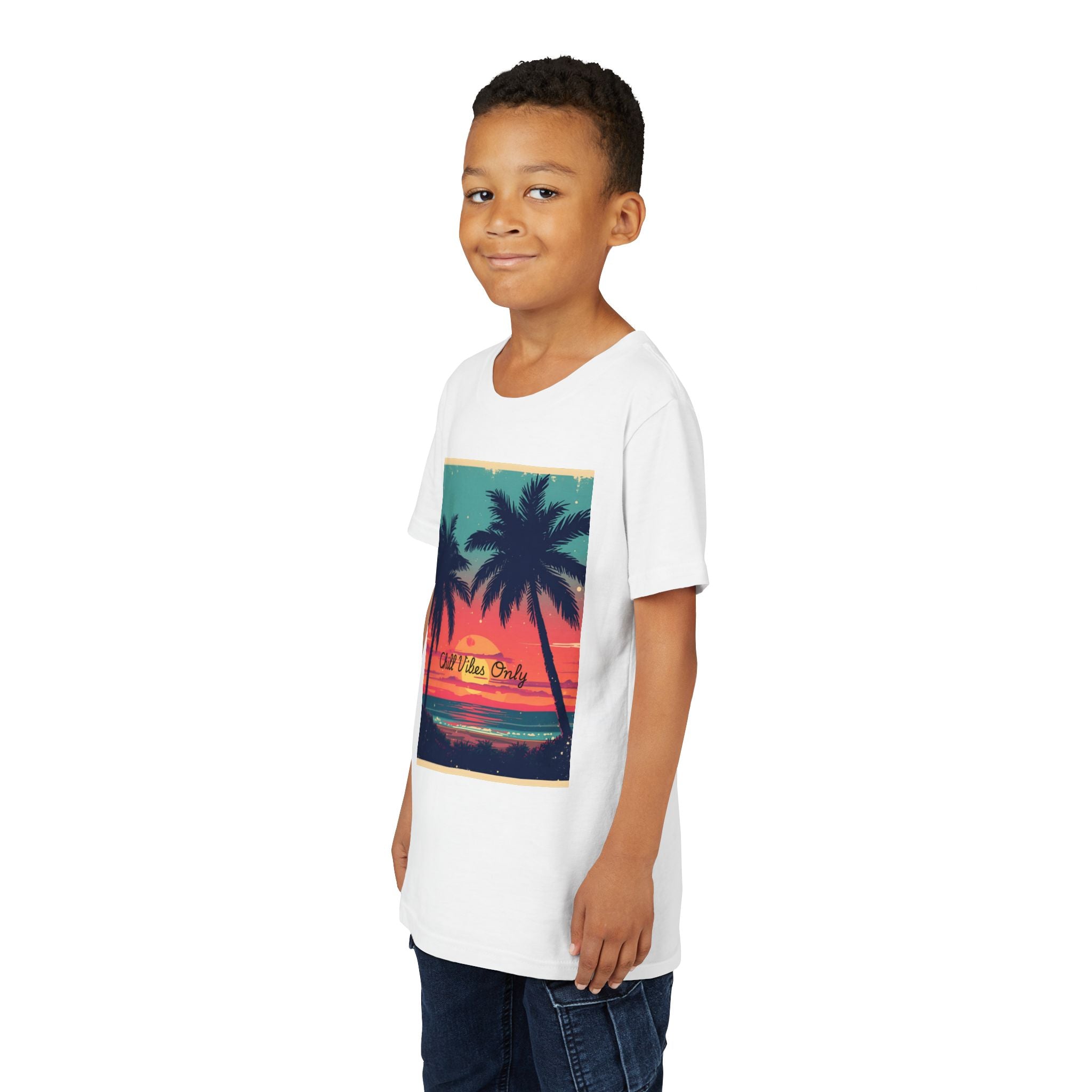Tropical Sunset Youth Short Sleeve Tee
