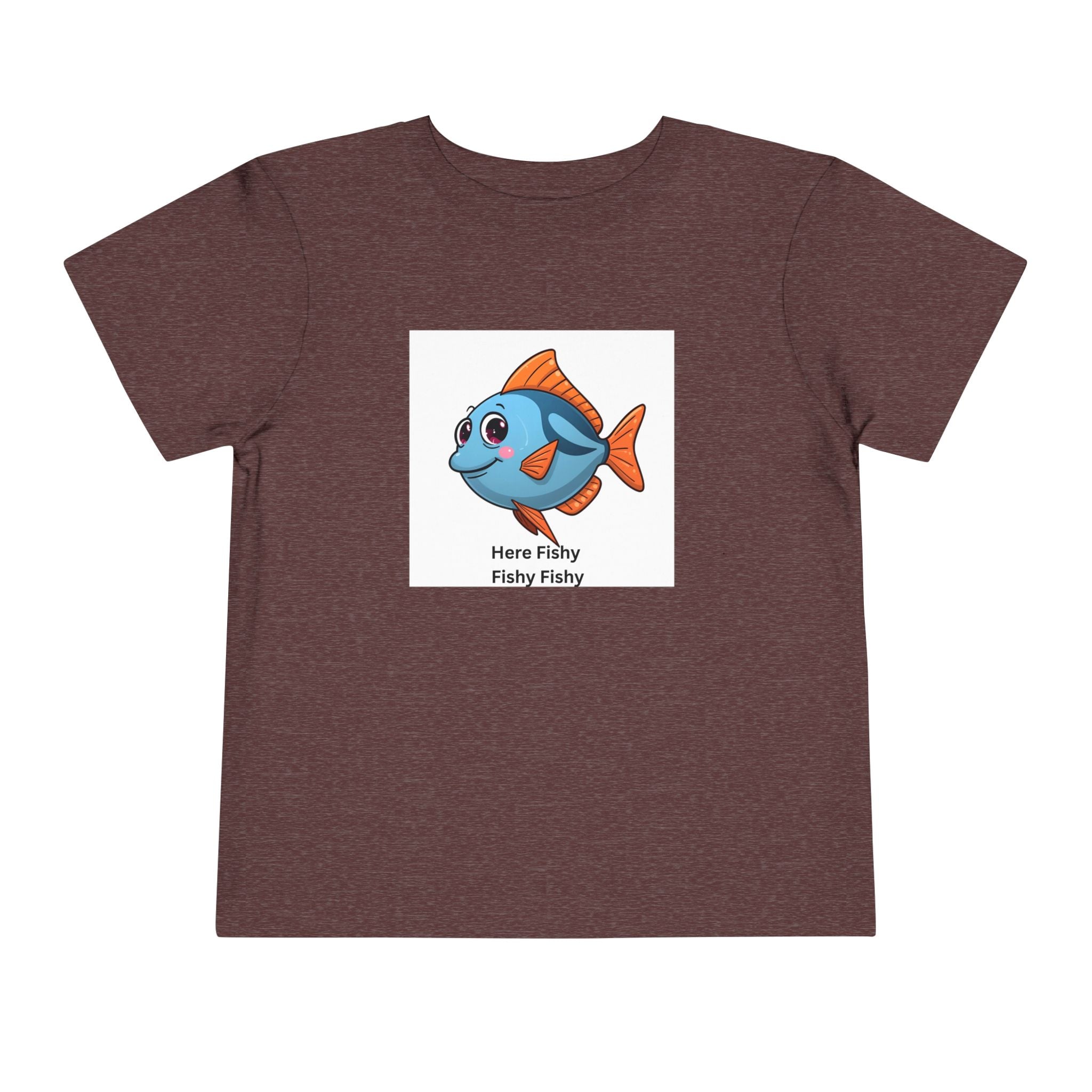 Here Fishy Fishy Fishy Toddler Short Sleeve Tee