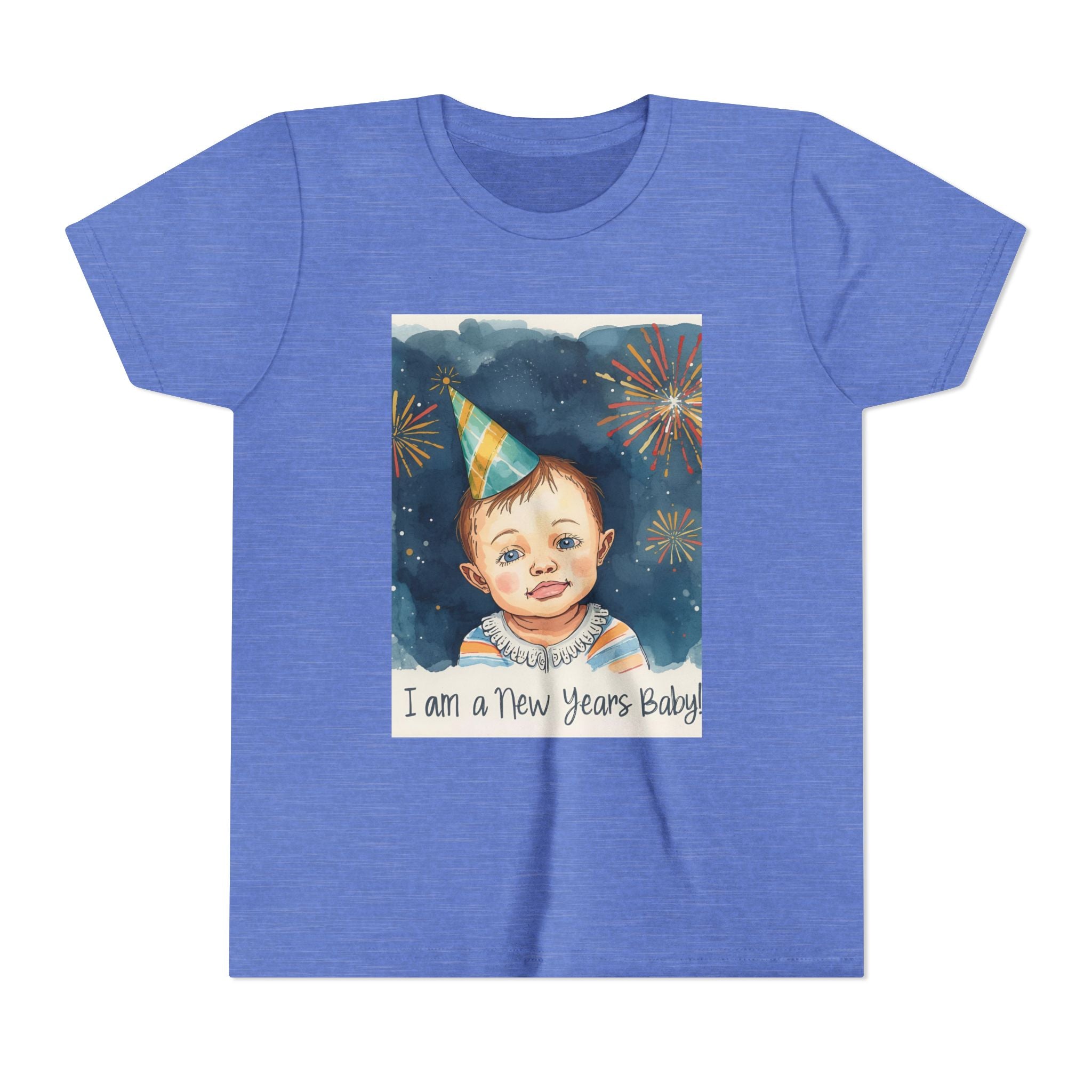 I Am A New Years Baby Youth Short Sleeve Tee