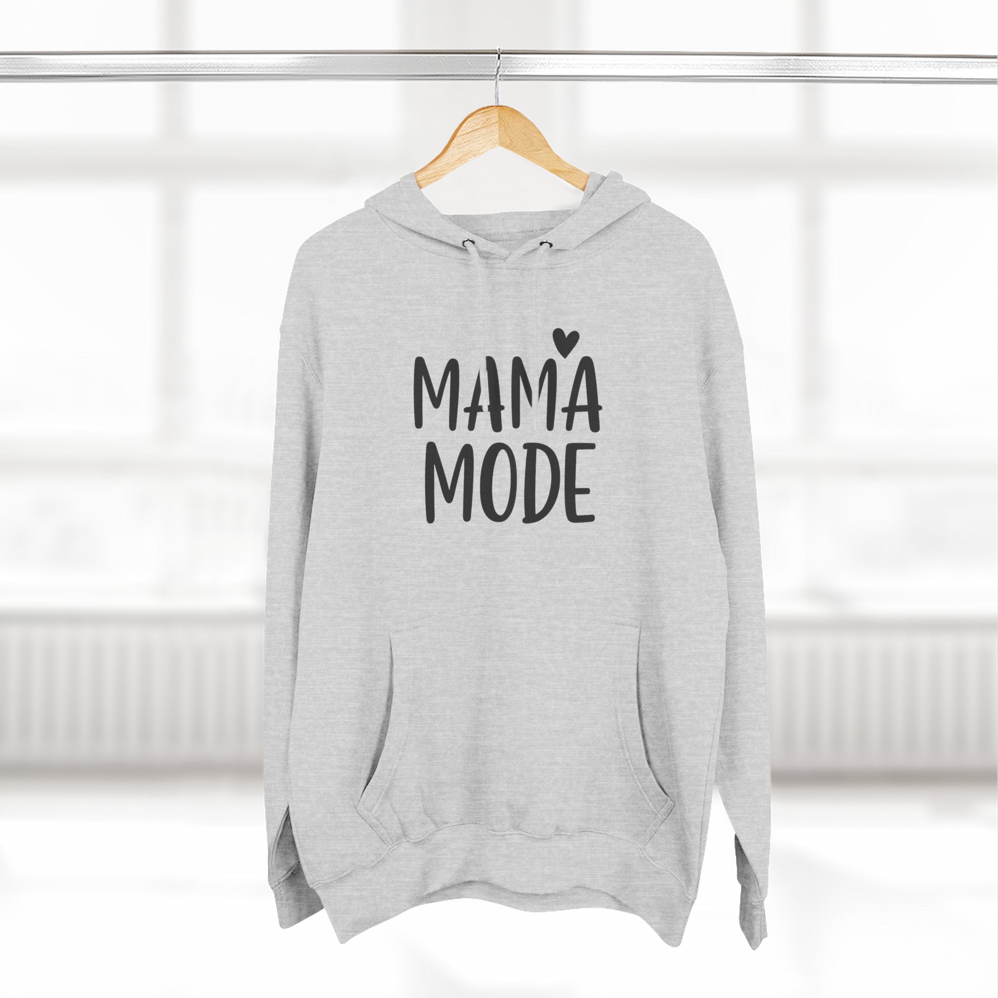 Mama Mode Hoodie — Cozy Fleece Motherhood Pullover