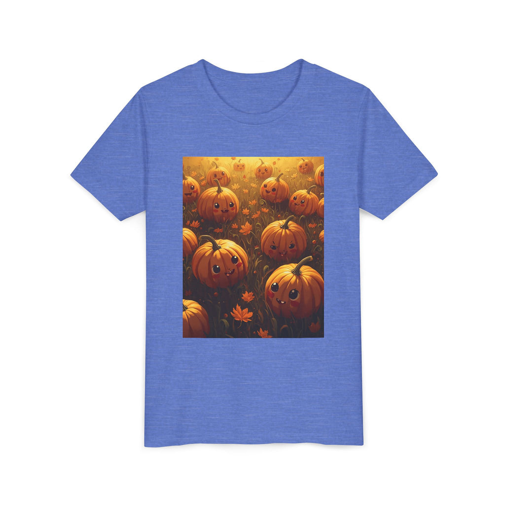 Pumpkin Halloween Youth Tee, Fall Shirt, Halloween Gift, Kids Halloween Apparel, Harvest Celebration T-shirt