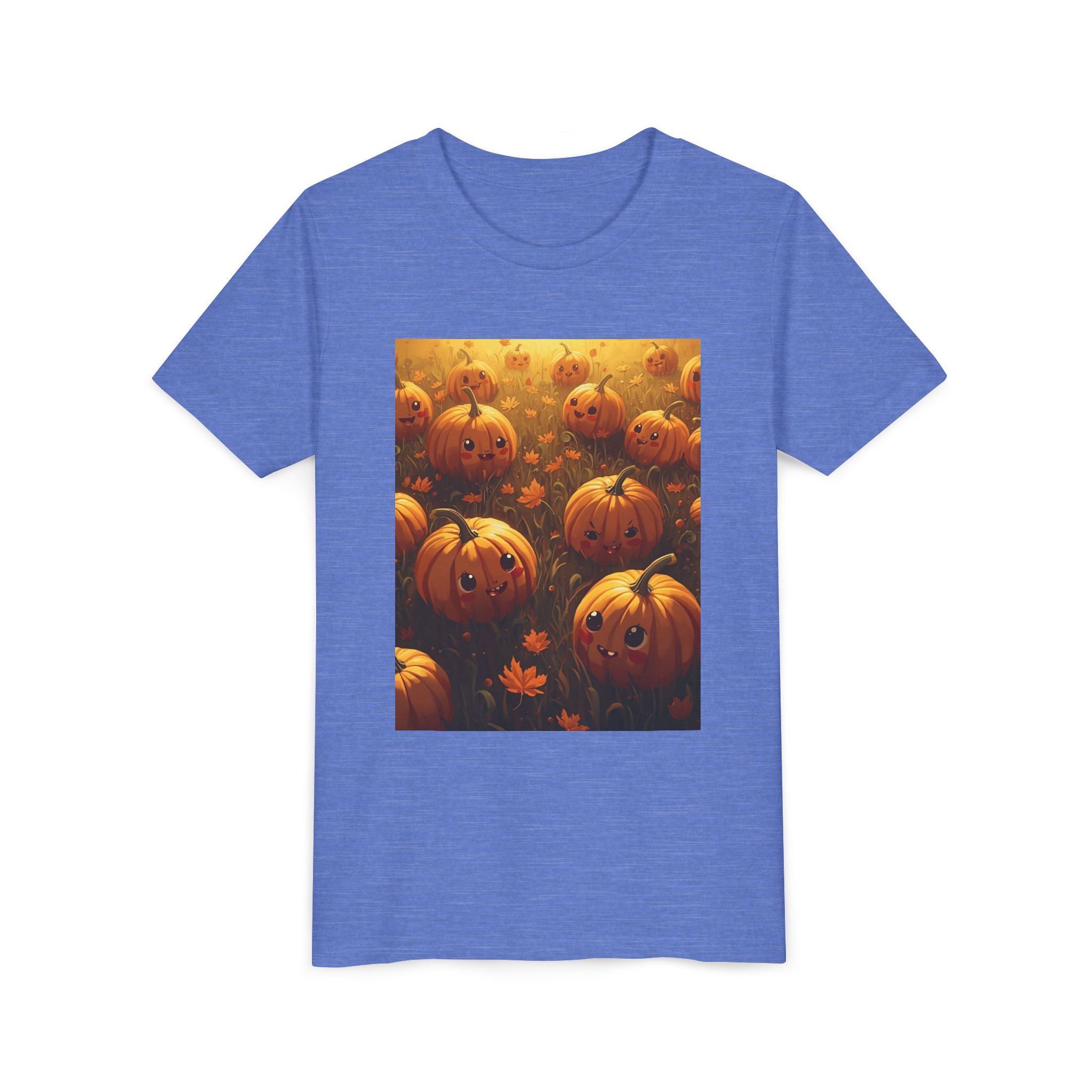 Pumpkin Halloween Youth Tee, Fall Shirt, Halloween Gift, Kids Halloween Apparel, Harvest Celebration T-shirt