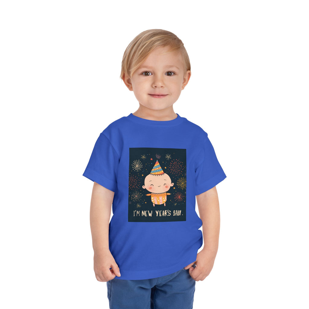 I Am A New Years Baby Toddler Short Sleeve Tee