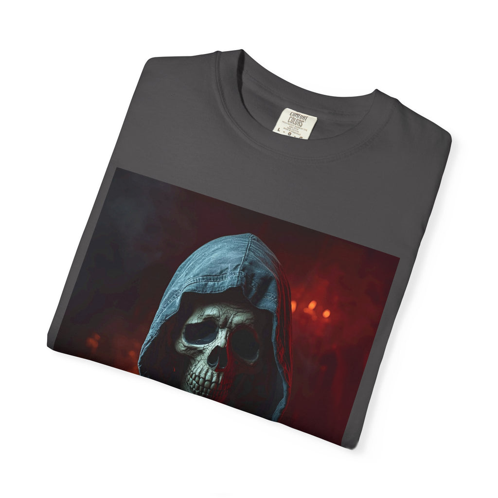 Gothic Skull T-Shirt | Unisex Vintage Tee, Halloween Shirt, Edgy Graphic Top, Unique Gift for Him/Her, Urban Style Wear