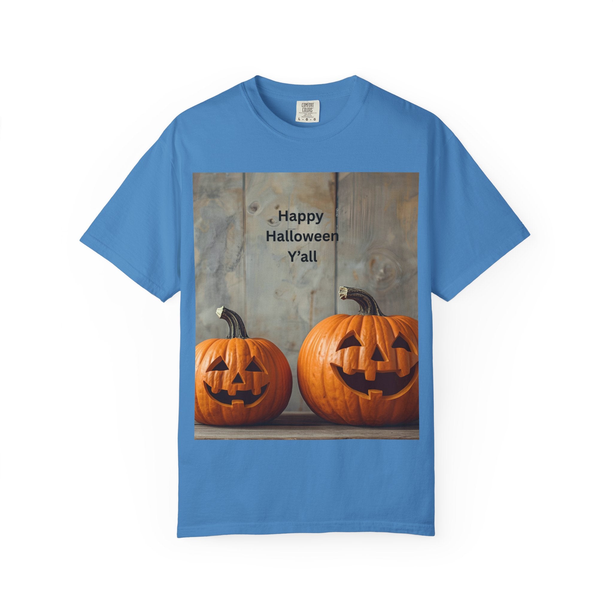 Happy Halloween Unisex T-Shirt, Spooky Fall Tee, Pumpkin Graphic Shirt, Halloween Costume Top, Fall Celebration Wear