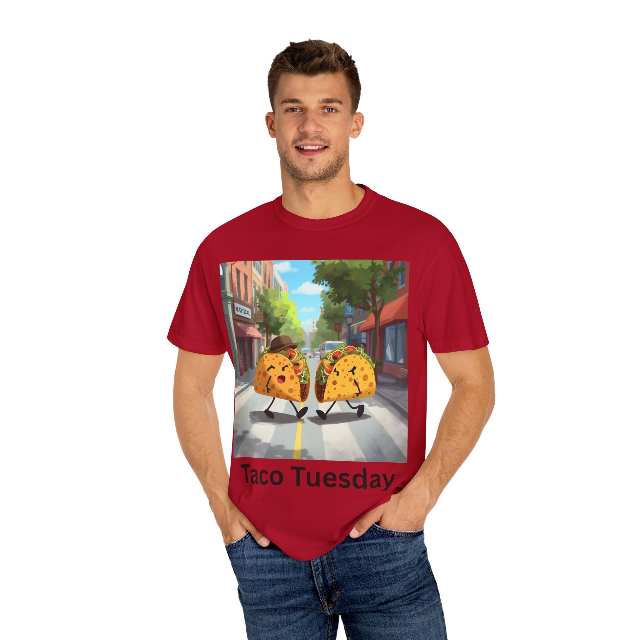 Taco Tuesday Unisex Garment-Dyed T-shirt
