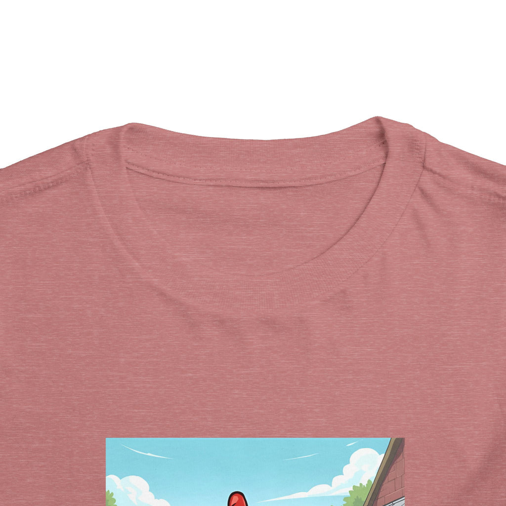 Chicken Funny Toddler Short Sleeve Tee