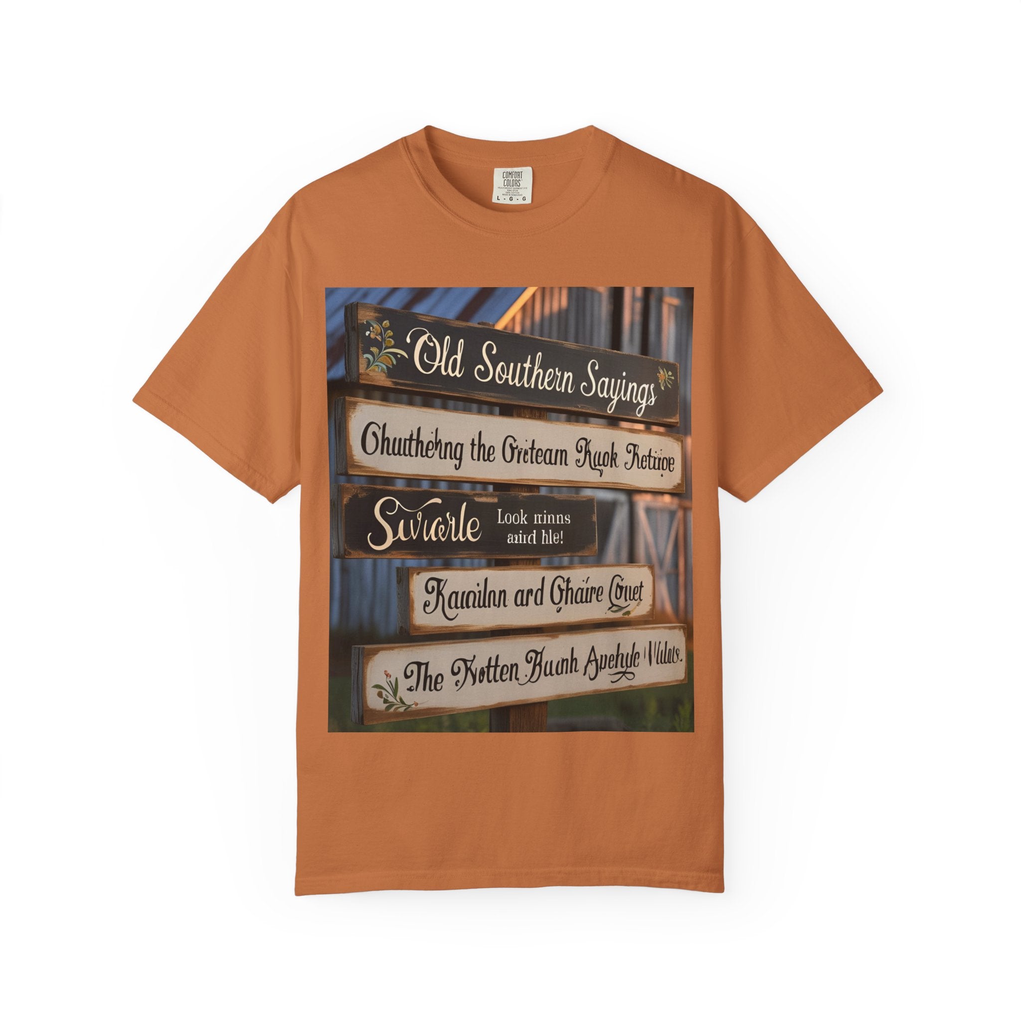 Old Southern Sayings Crossing T-Shirt, Gift for Southerners, Vintage Style Tee, Casual Comfort Wear, Perfect for Gatherings and Celebrations