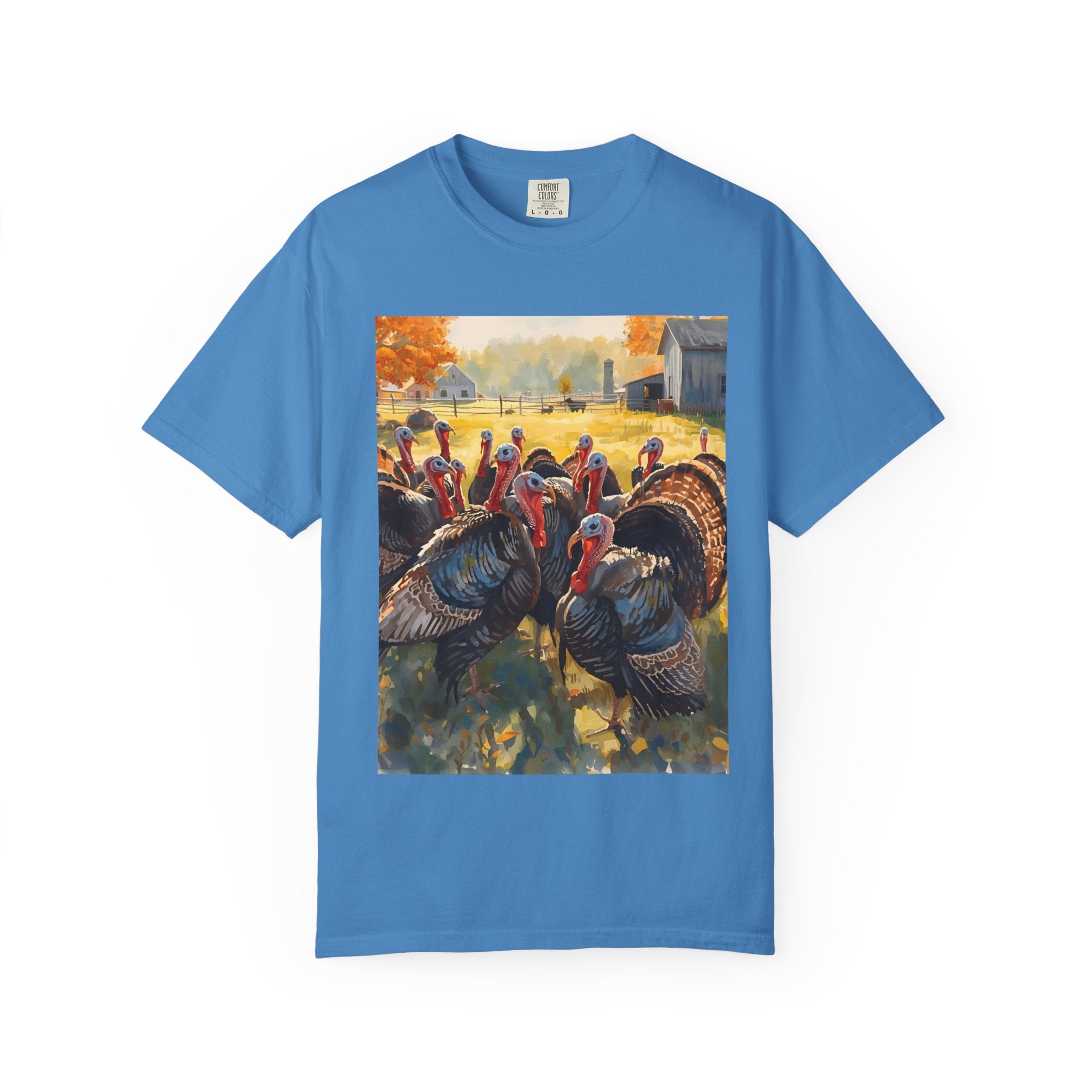 Thanksgiving Turkey T-Shirt, Unisex Holiday Shirt, Fall Apparel, Cozy Gift, Autumn Fashion