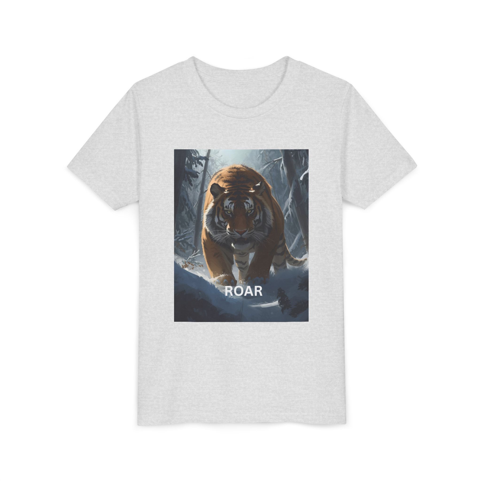 Tiger Roar Snow Youth Short Sleeve Tee