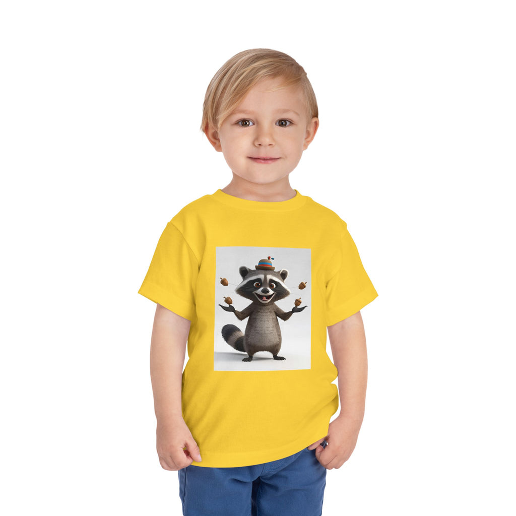 Raccoon Toddler Short Sleeve Tee