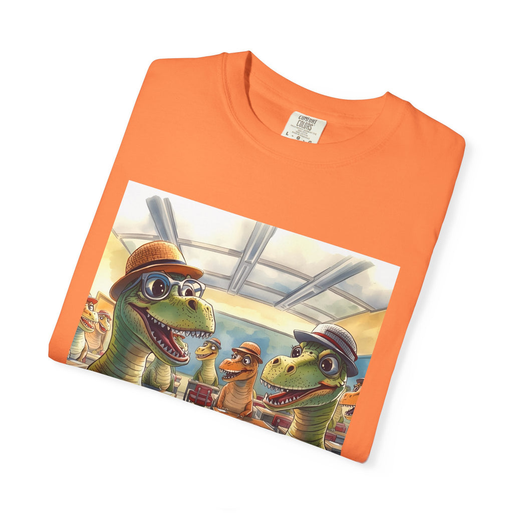 Dinosaur Classroom Unisex T-shirt, Fun Gift for Kids, Cool Graphic Tee for Teachers, Classroom Humor Outfit, Unique Dino Design