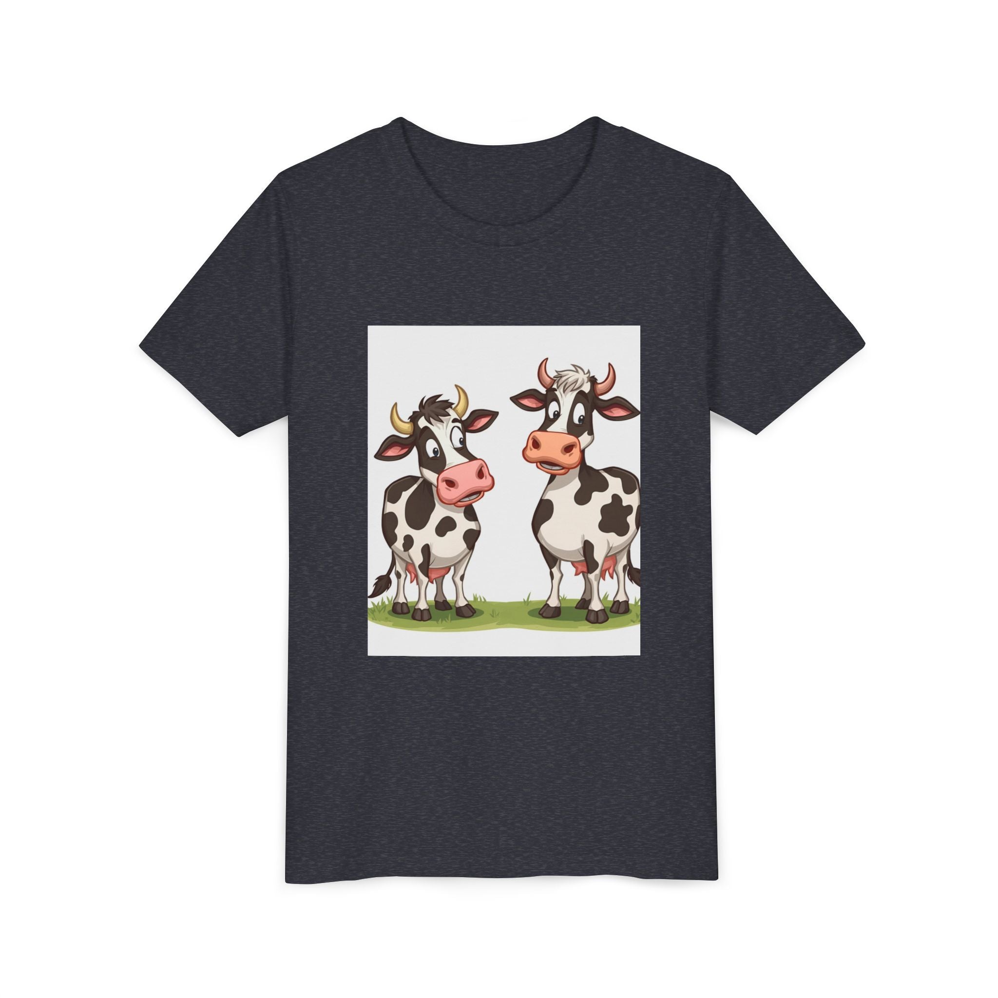 Cute Cows Youth Short Sleeve Tee