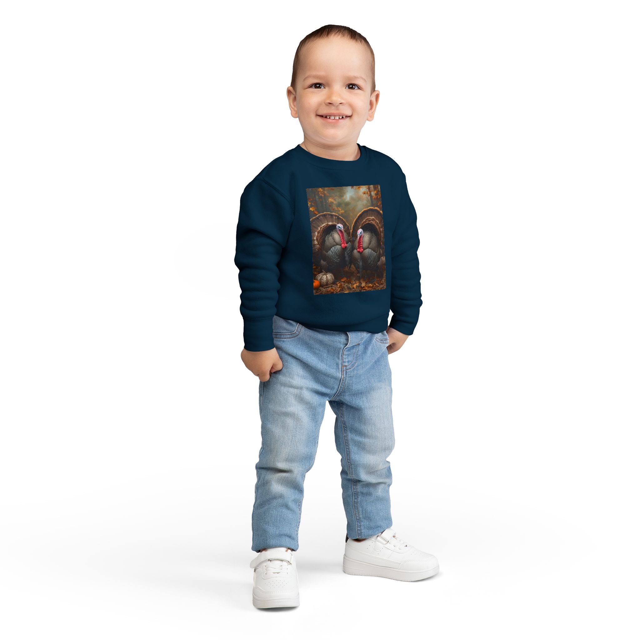 Thanksgiving Turkey Toddler Sweatshirt