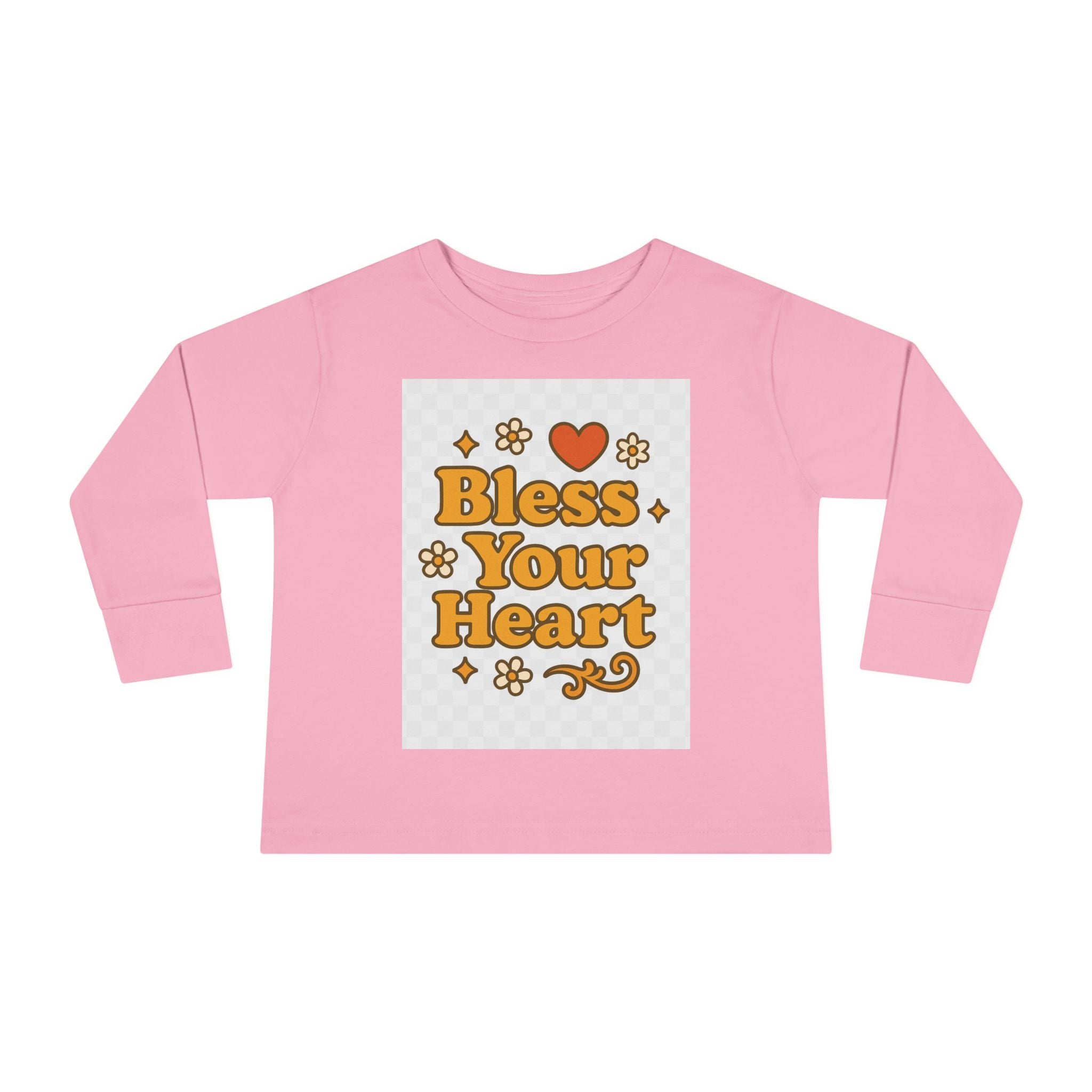 Toddler Long Sleeve Tee - "Bless Your Heart" Design