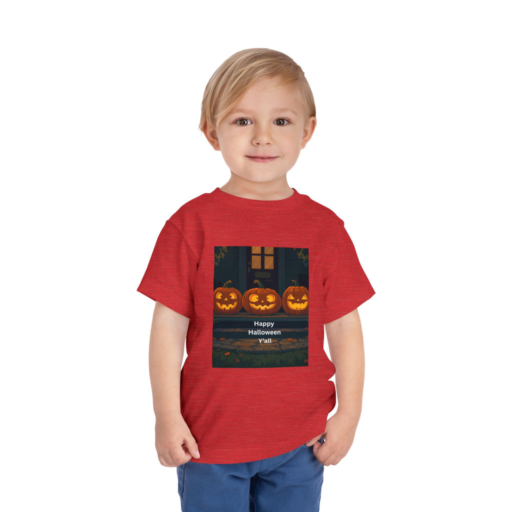 Spooky Pumpkin Toddler Short Sleeve Tee