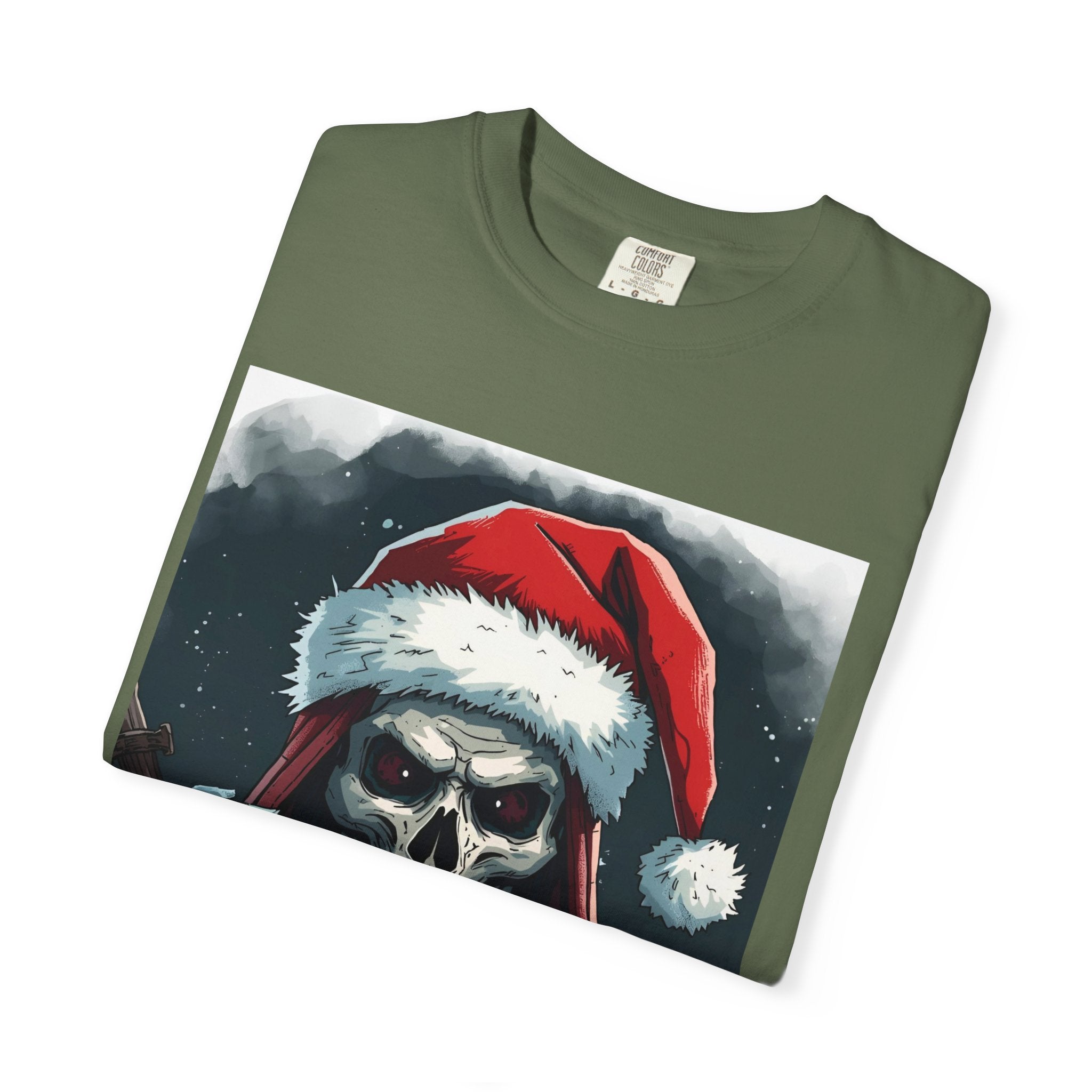 Christmas Skeleton T-Shirt, Unisex Holiday Tee, Funny Graphic Shirt, Unique Gift, Halloween & Christmas Apparel