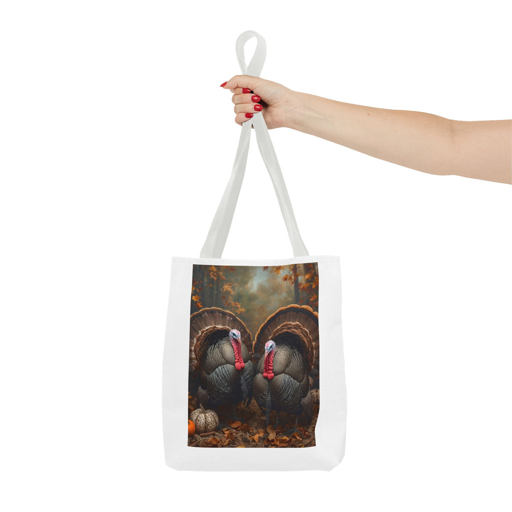 Thanksgiving Turkey Tote Bag, Autumn Shopping Bag, Fall Gift, Farmhouse Decor, Holiday Harvest Purse