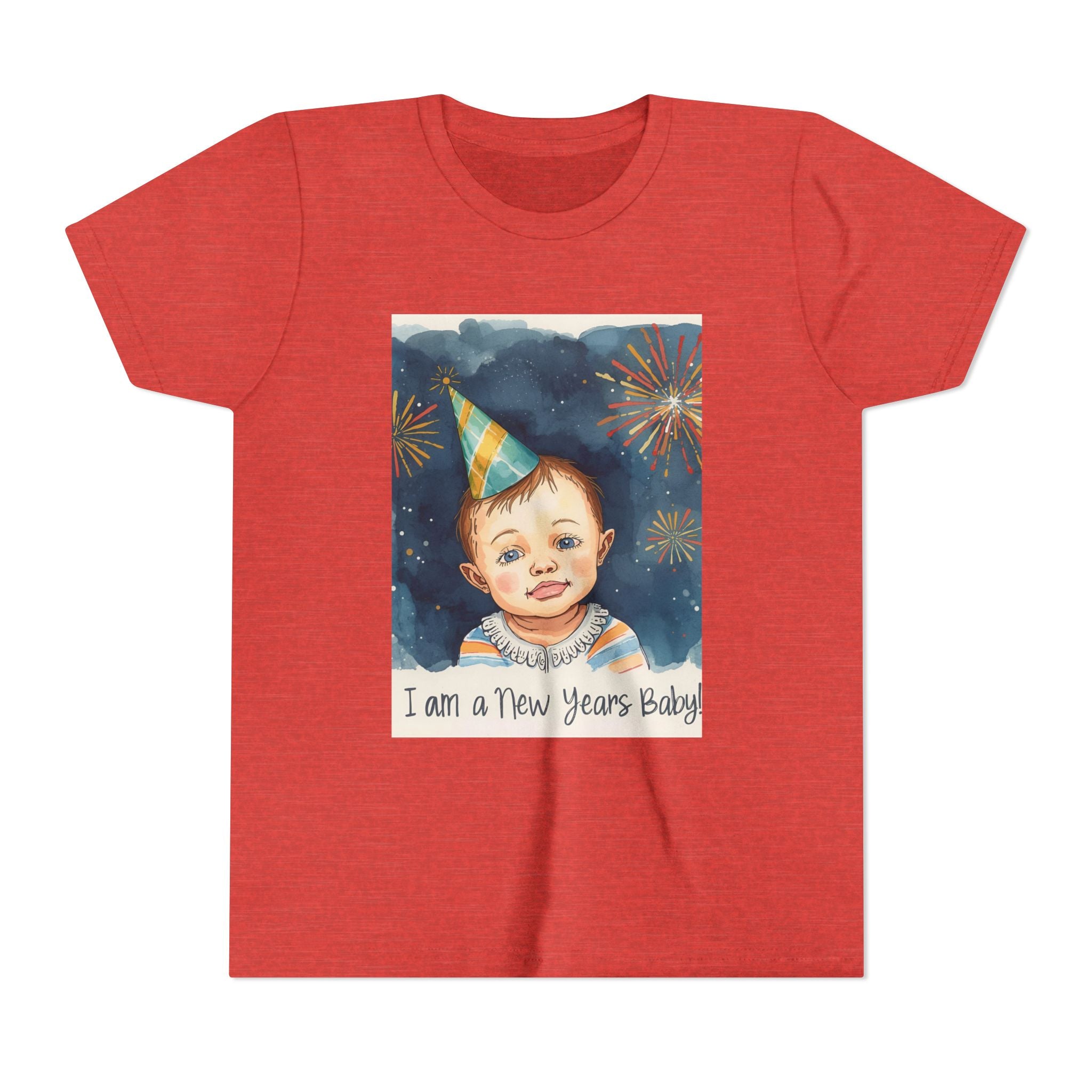 I Am A New Years Baby Youth Short Sleeve Tee
