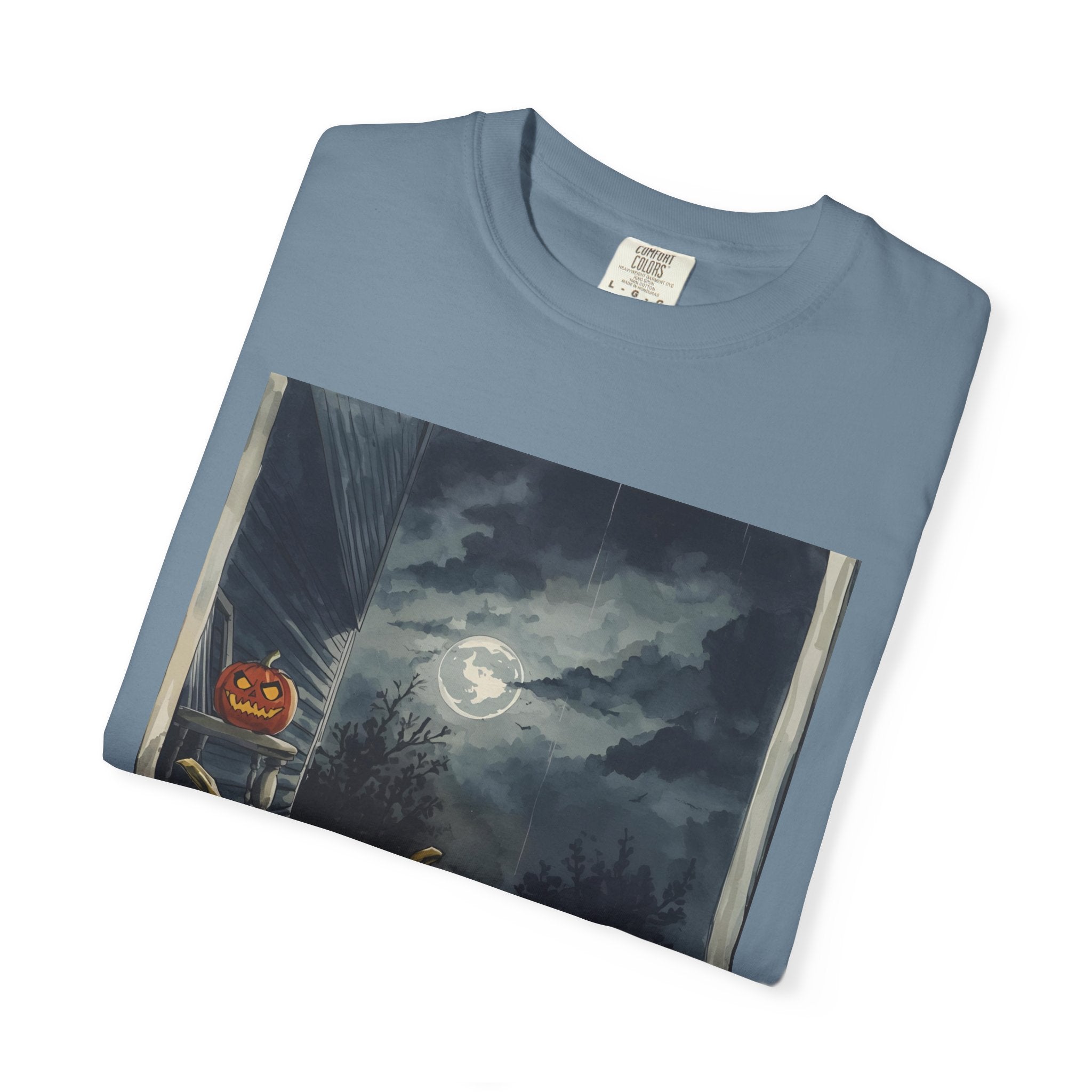 Halloween Pumpkin Spooky Unisex Garment-Dyed T-shirt