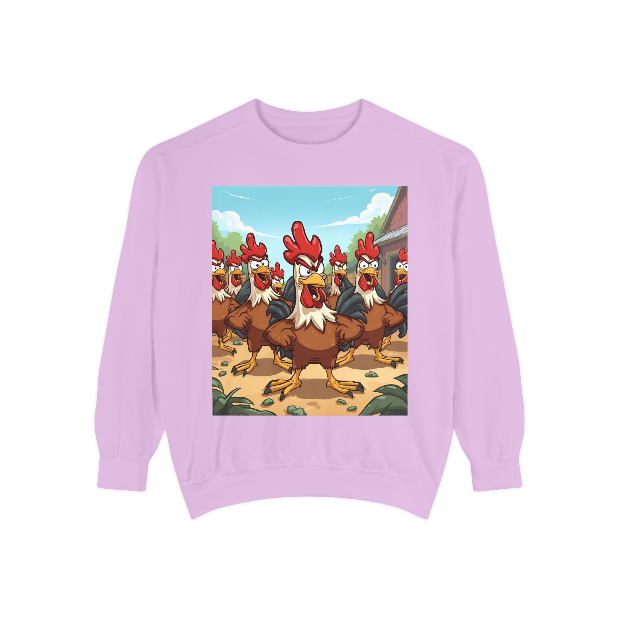 Chicken Funny Unisex Garment-Dyed Sweatshirt