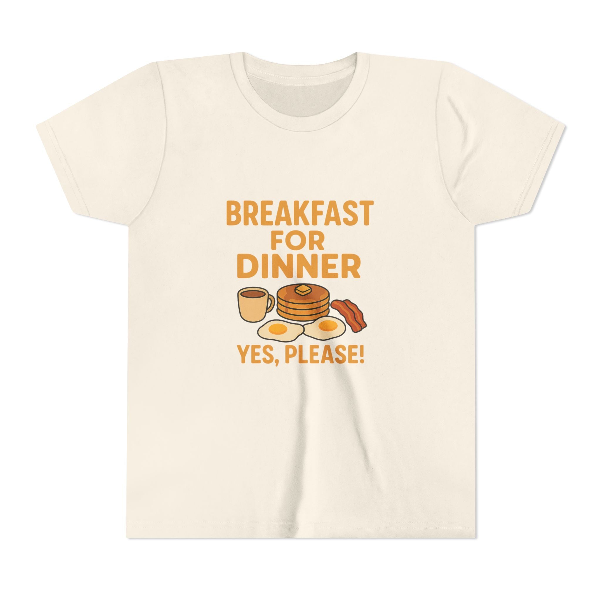 Breakfast For Dinner Youth Short Sleeve Tee