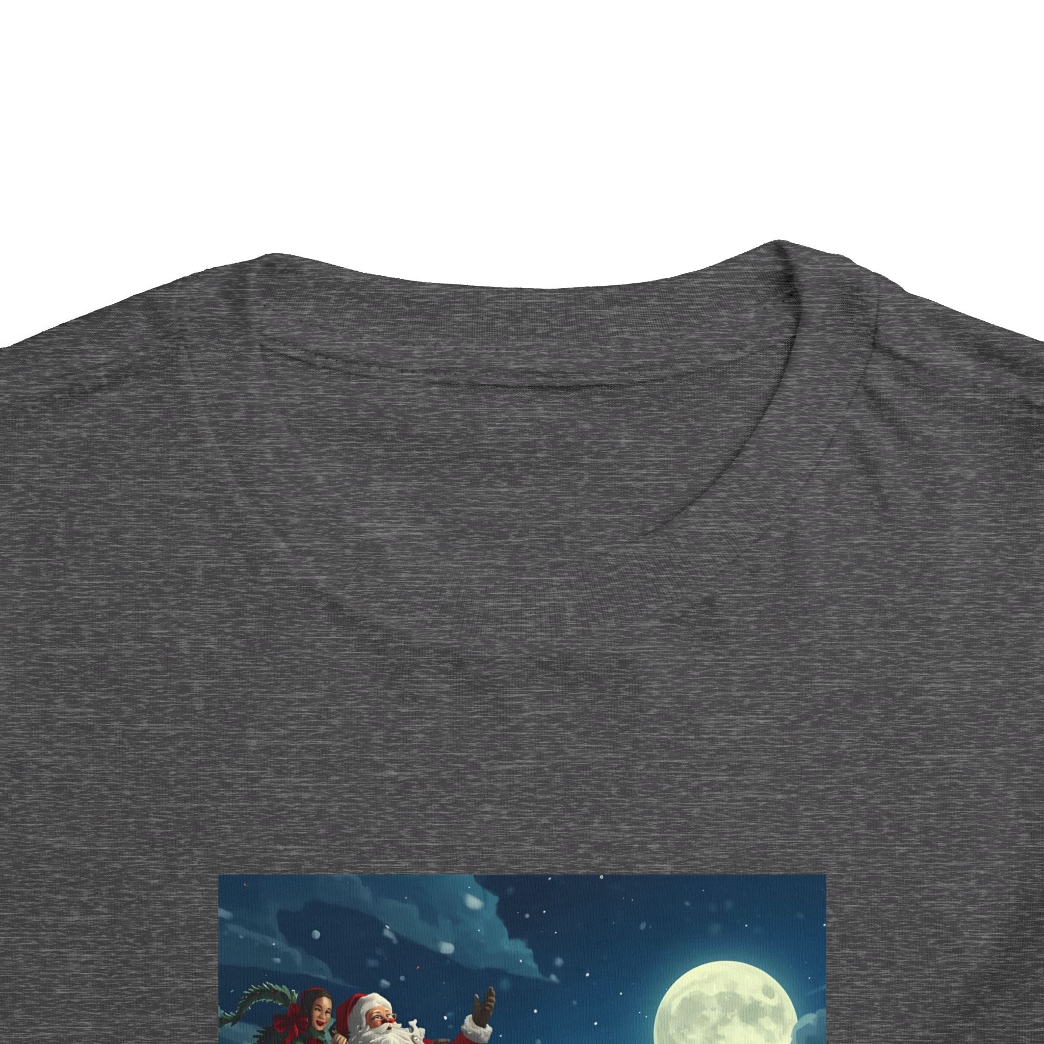 Christmas Santa Sleigh Toddler Short Sleeve Tee