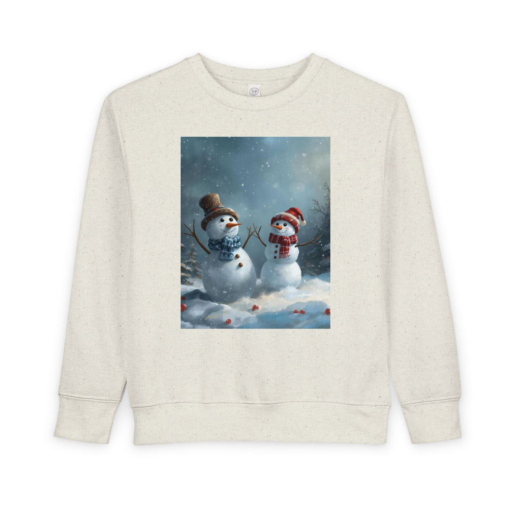 Christmas Snowman Toddler Sweatshirt