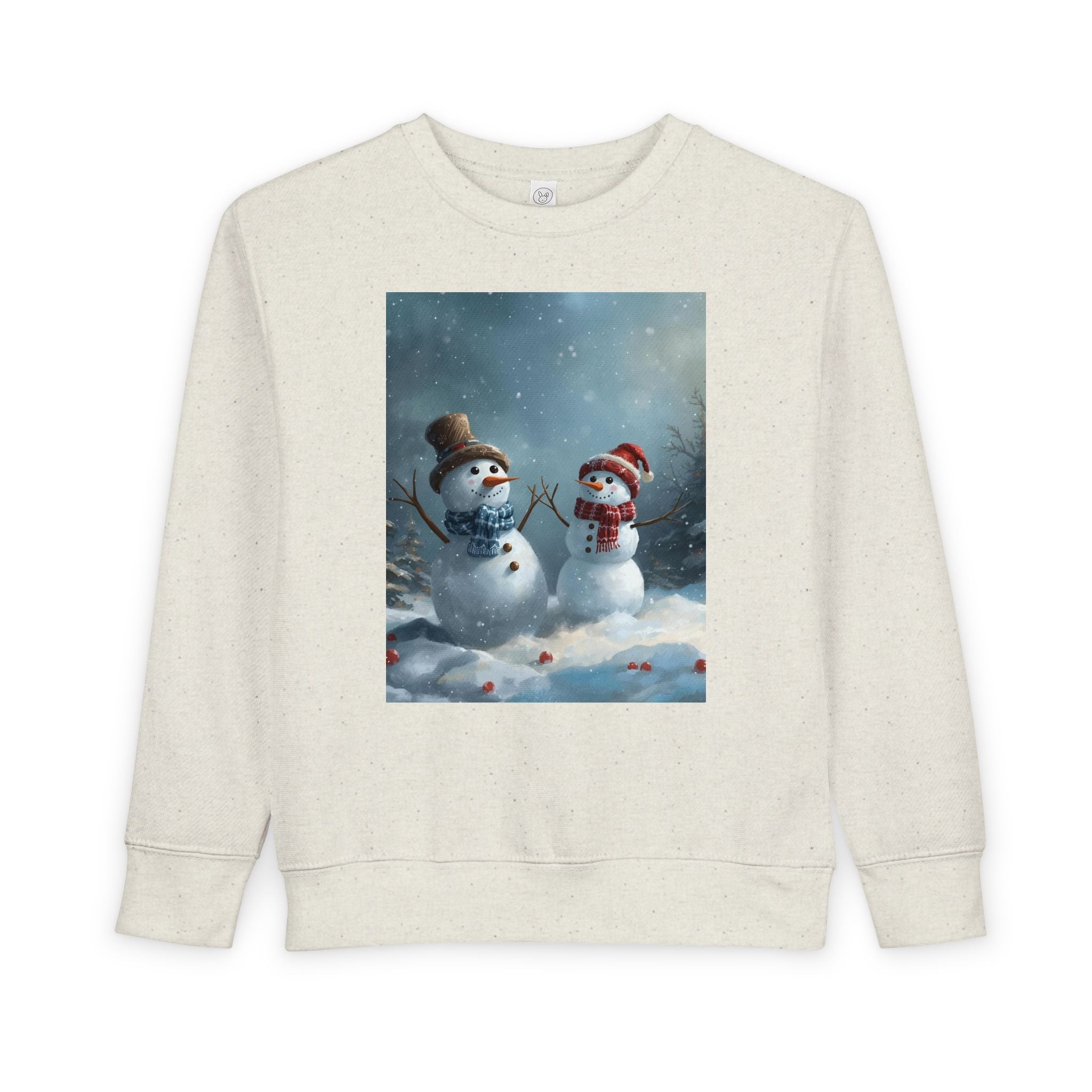 Christmas Snowman Toddler Sweatshirt