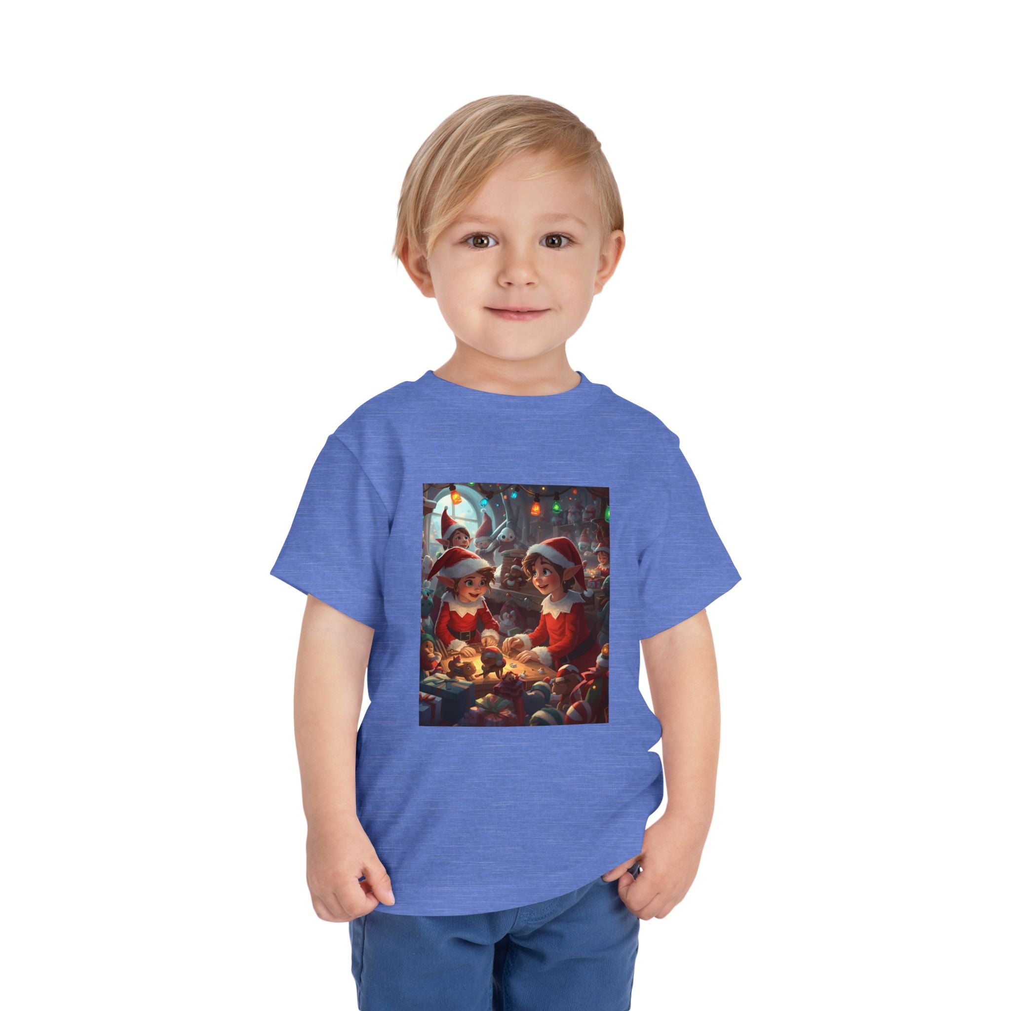 Christmas Toddler Tee, Cute Holiday Shirt, Elf Design, Kids Christmas Outfit, Fun Xmas Gift, Toddler Apparel
