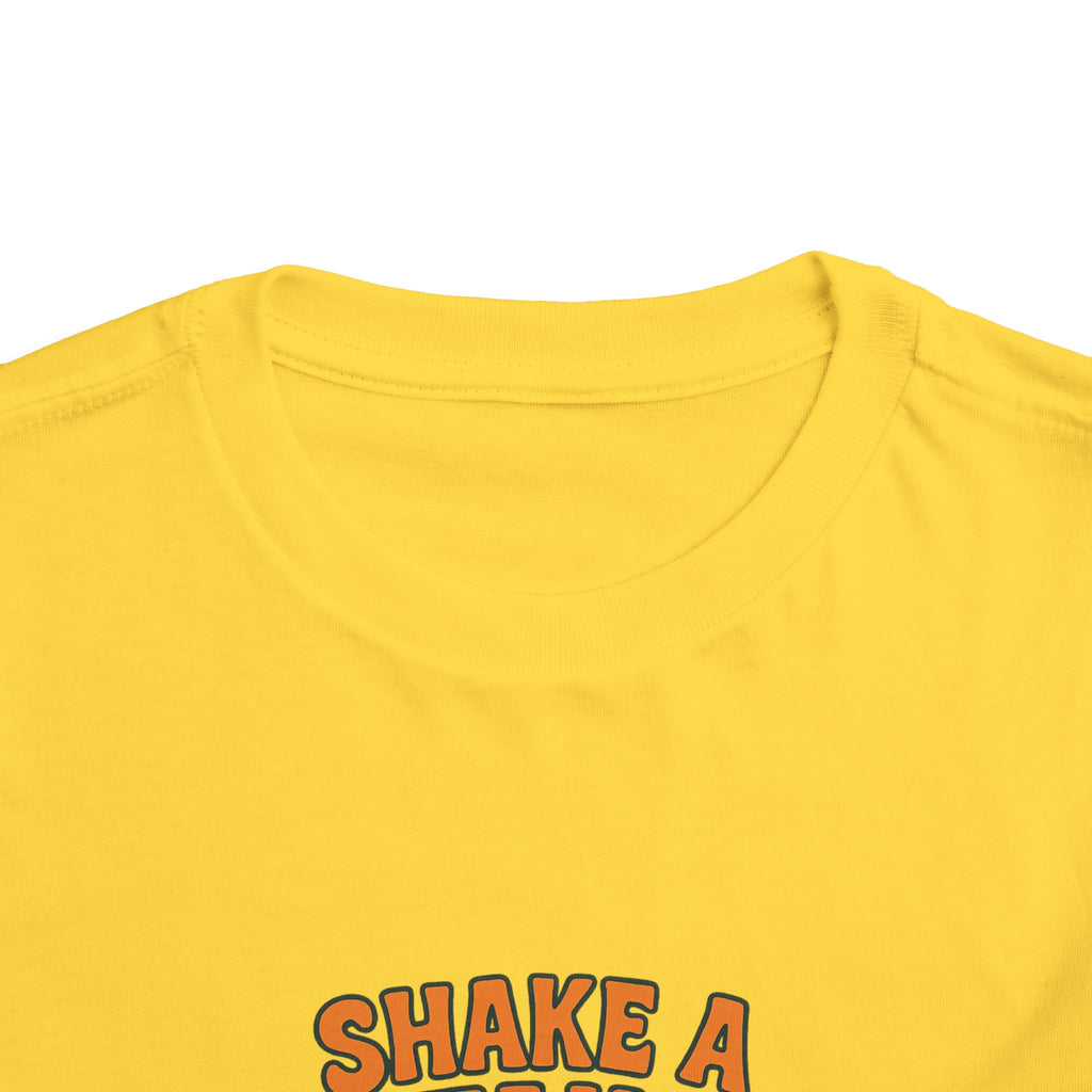 Shake A Tail Feather Funny Toddler Short Sleeve Tee