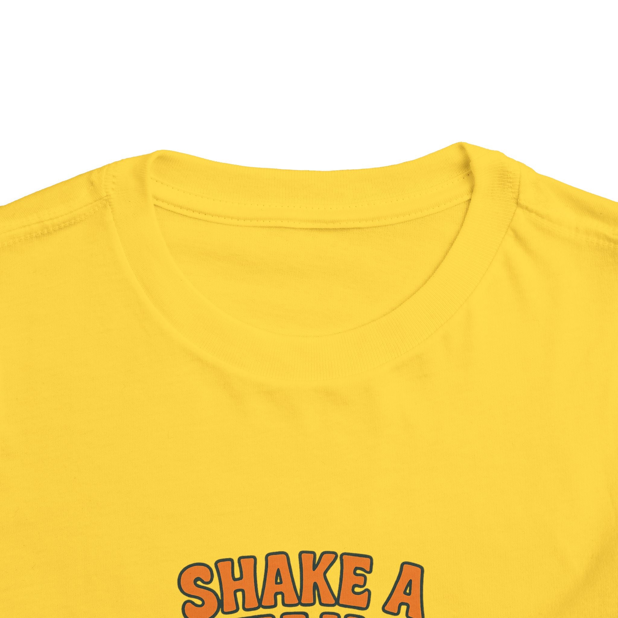 Shake A Tail Feather Funny Toddler Short Sleeve Tee