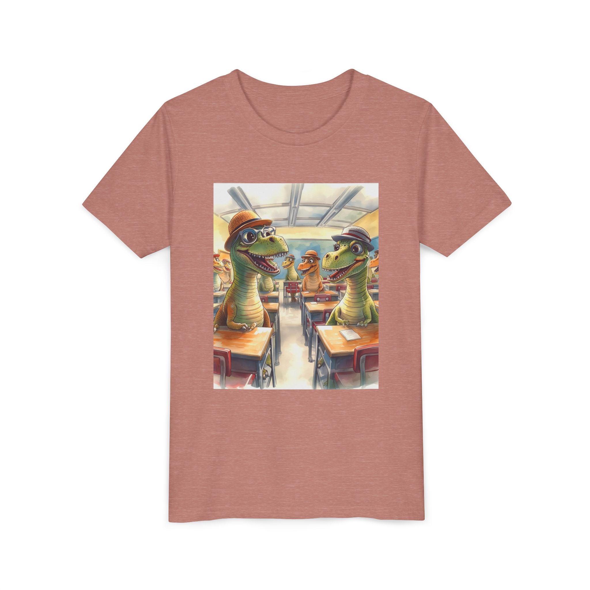 Dinosaur Classroom Youth Short Sleeve Tee