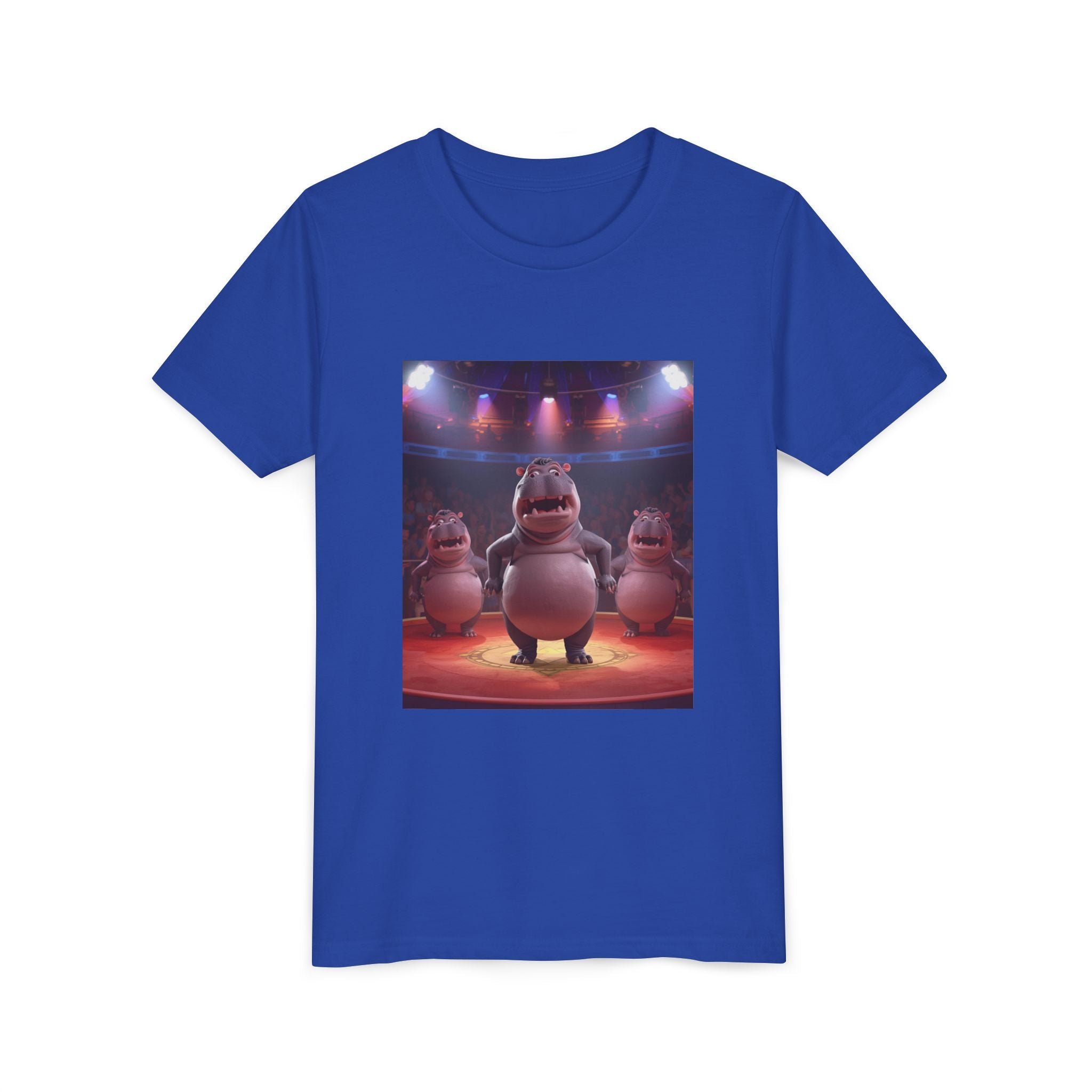 Hippo Funny Youth Short Sleeve Tee