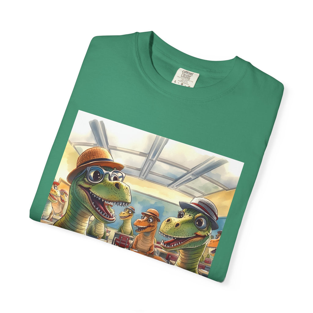 Dinosaur Classroom Unisex T-shirt, Fun Gift for Kids, Cool Graphic Tee for Teachers, Classroom Humor Outfit, Unique Dino Design