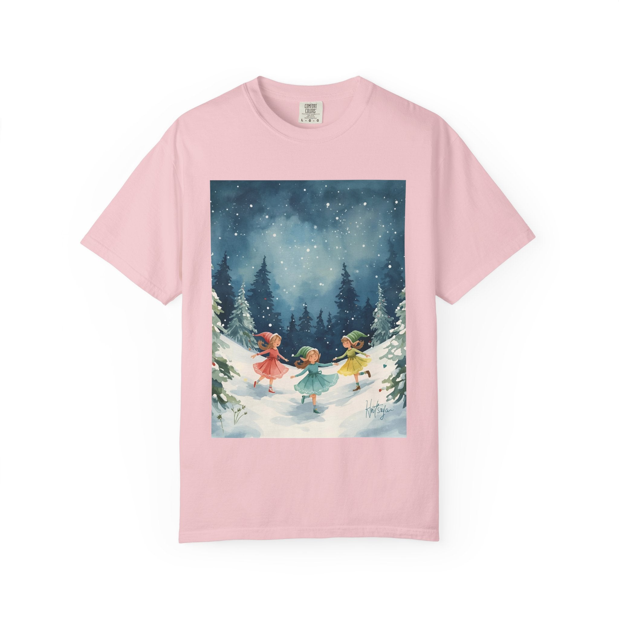 Whimsical Winter T-Shirt, Cozy Graphic Tee, Holiday Apparel, Gift for Her, Seasonal Fashion, Unisex Tee
