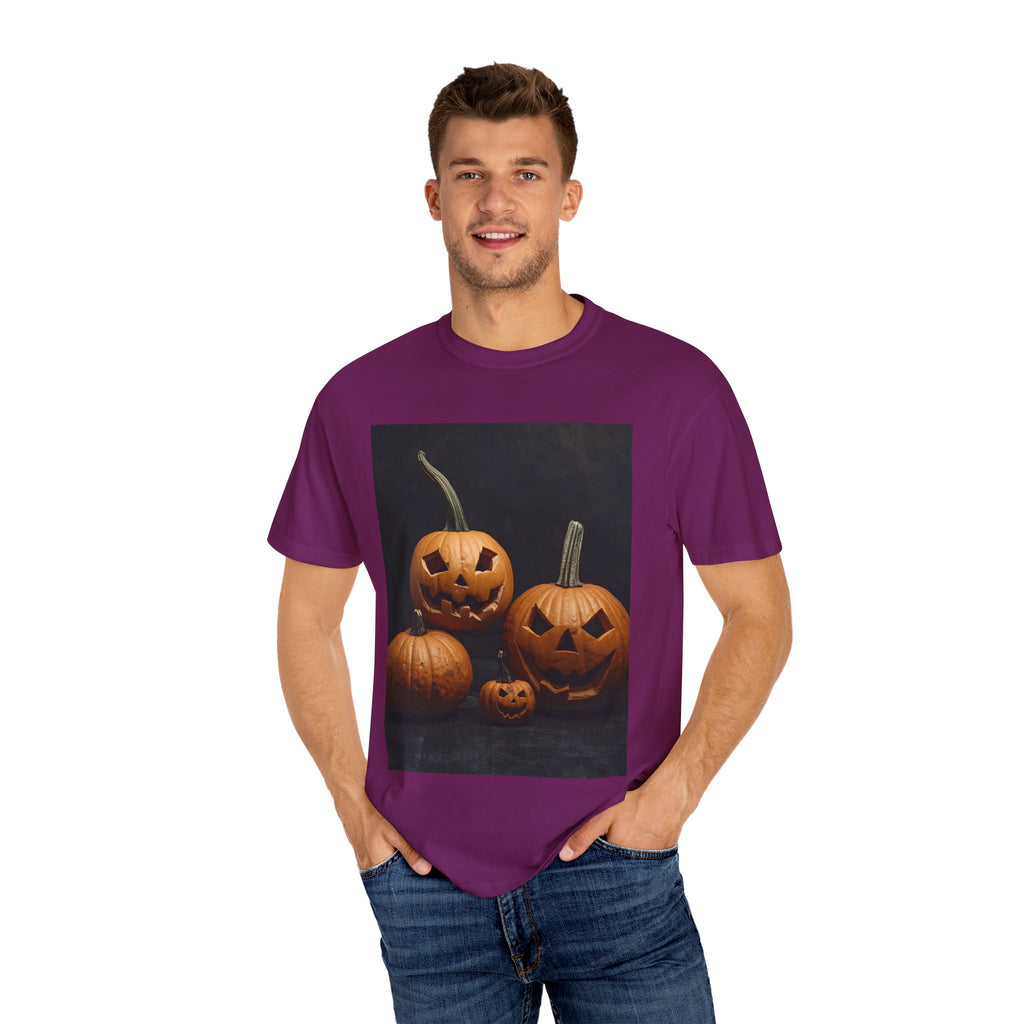 Halloween Pumpkin Graphic Tee, Unisex T-Shirt, Fall Fashion, Cozy Casual Wear, Spooky Season Apparel, Autumn Vibes