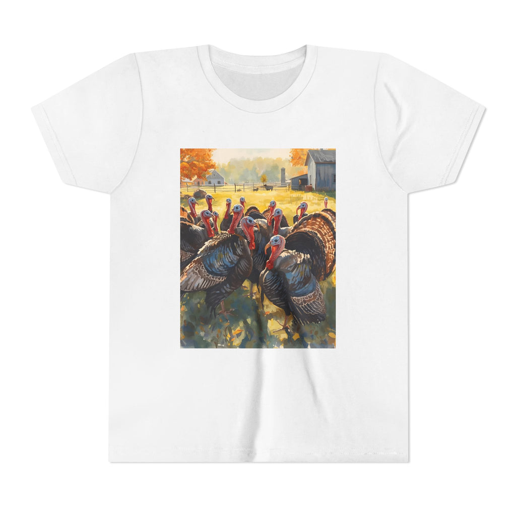 Thanksgiving Turkey Youth Short Sleeve Tee