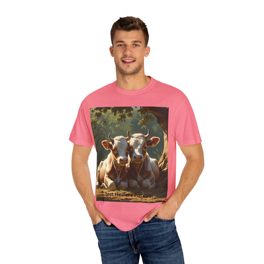 Best Heifers Forever T-shirt, Cute Cow Shirt, Animal Lover Gift, Farm T-shirt, Gift for Her, Unisex Casual Wear