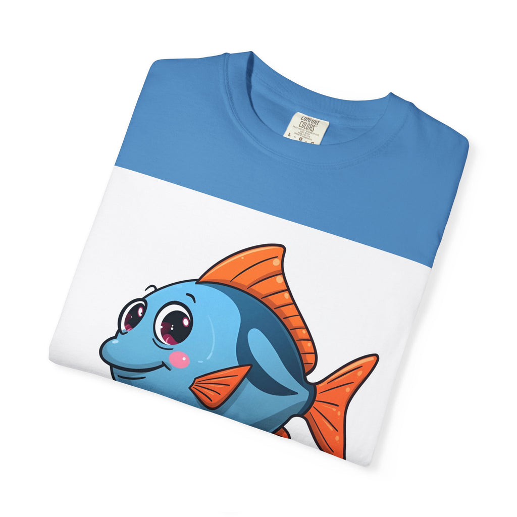 Here Fishy Fishy Fishy Unisex Garment-Dyed T-shirt