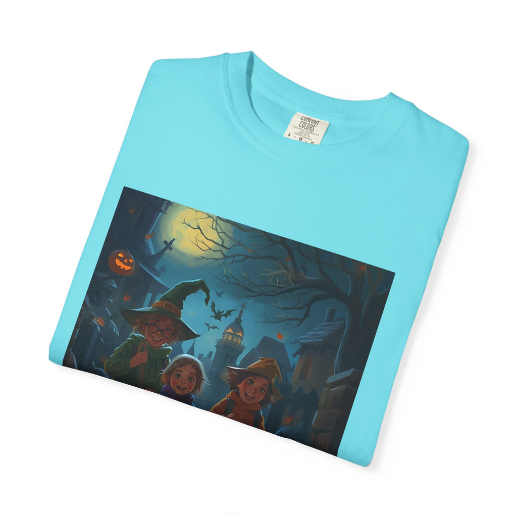 Spooky Halloween Unisex T-Shirt, Trick or Treat, Fall Festivities, Cozy Comfort, Perfect for Halloween Parties, Gift for Friends