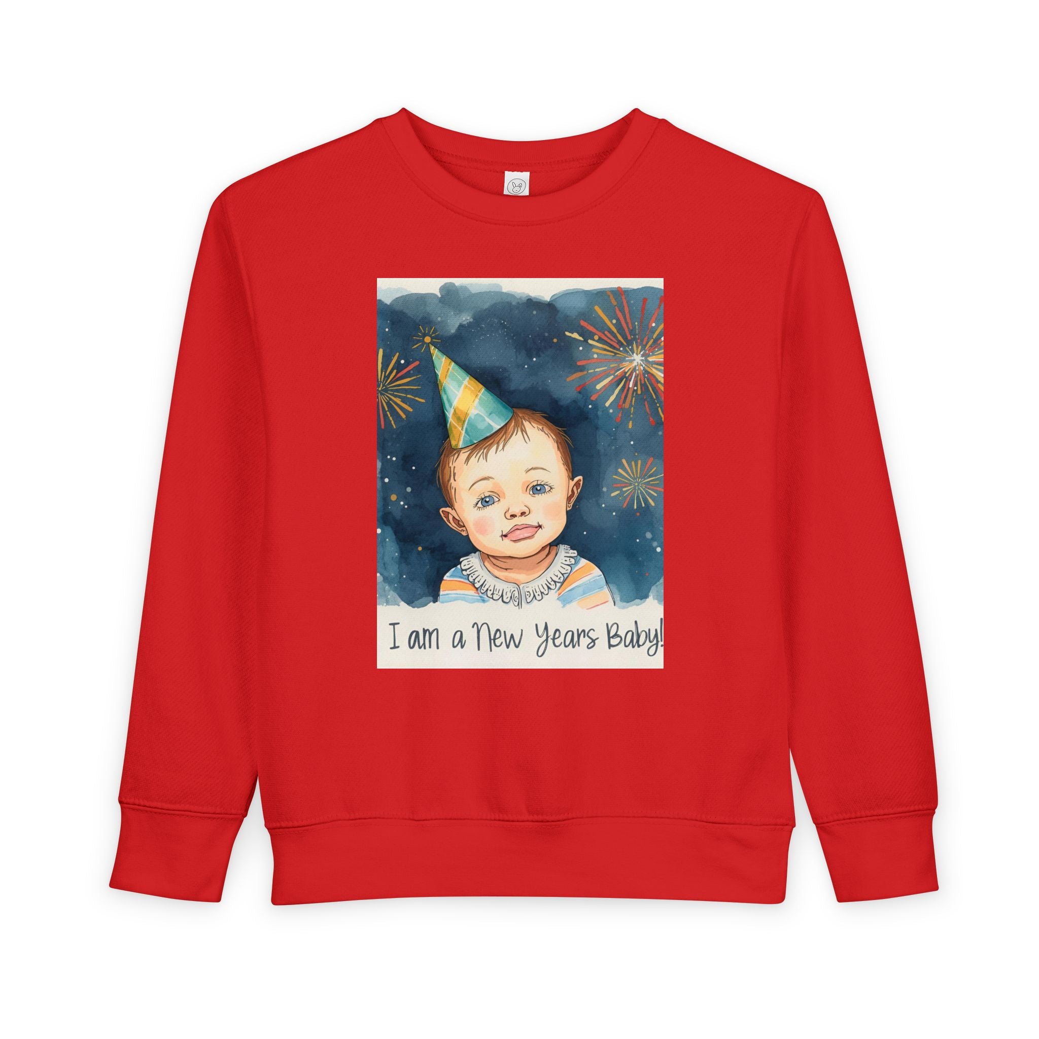 I Am A New Years Baby Toddler Sweatshirt