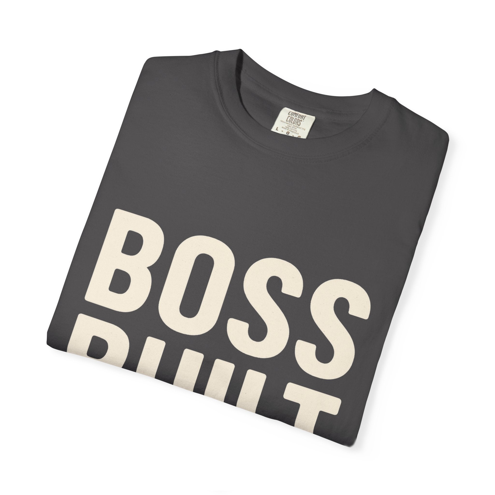 Boss Built Co. Graphic T-Shirt — Bold Logo Tee for Entrepreneurs & Makers