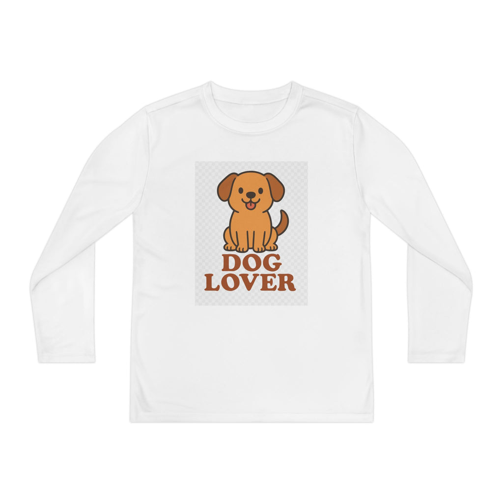Dog Lover Youth Long Sleeve Competitor Tee